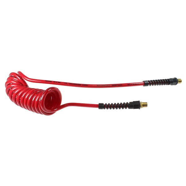 Flexcoil 1/4 ID x 15 ft 1/4 MPT Rigid Red